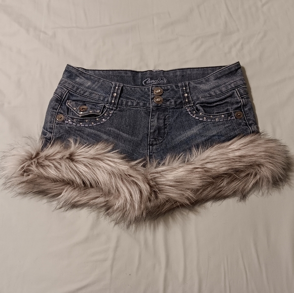 Custom Y2K Candies fur shorts - Picture 4 of 7